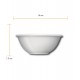 Saladeira 19cm Diâmetro por 7,5cm Altura 1 Litro Itaquiense Porcelana Germer